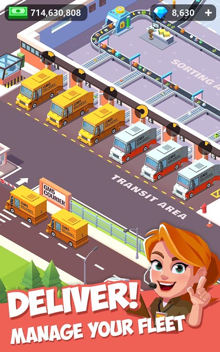 Idle Courier Tycoon MOD APK