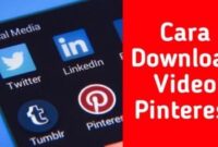 Cara Download Video Pinterest
