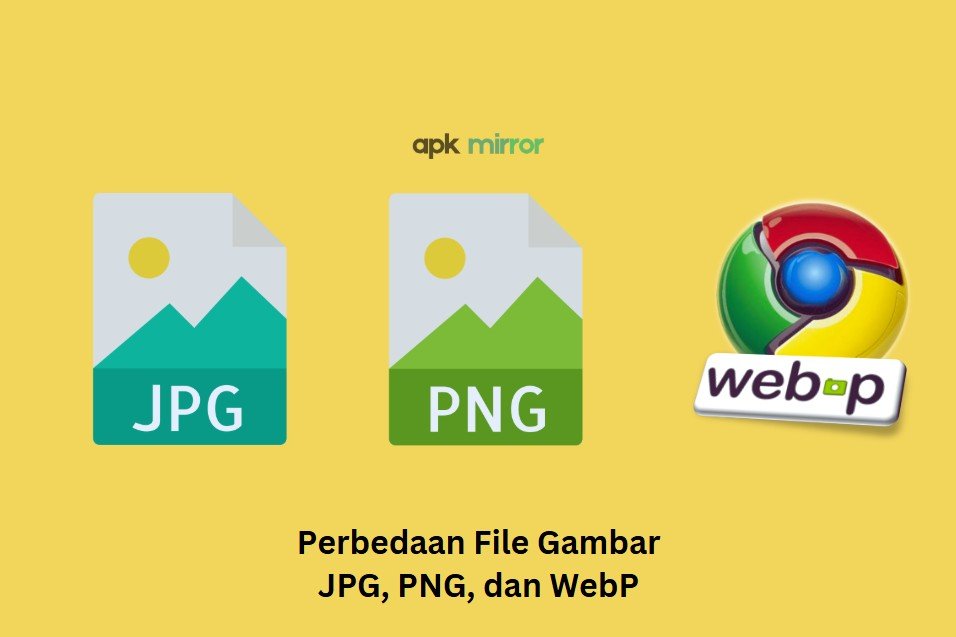 Perbedaan File Gambar JPG, PNG, dan WebP